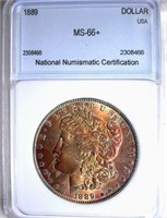 1889 Morgan NNC MS-66+ $4500 GUIDE