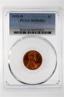 1955-D Cent PCGS MS-66 Red