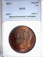 1881-S Morgan NNC MS-66+ $550 GUIDE