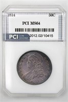 1814 Capped Bust Half PCI MS-64 $6000 GUIDE