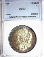 1886 MORGAN NNC MS-65+
