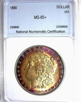 1890 Morgan NNC MS-65+ LISTS FOR $3000