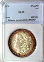 1879 Morgan NNC MS-65+ $750 GUIDE