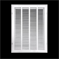 HVAC Duct Cover Grill, White