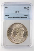 1884 Morgan NNC MS-66+ $1050 GUIDE