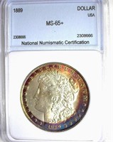 1889 Morgan NNC MS-65+ LIST FOR $425