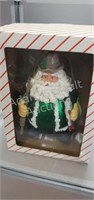 Large Santa Claus fishing Christmas ornament 5