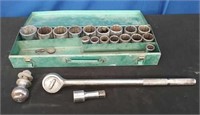 3/4" Socket Set, 20" Ratchet, Trailer Ball