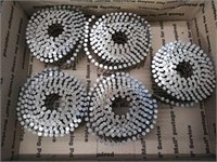 Box 5 Rolls Coil Nails 2 3/8"