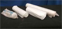 4 Rolls Plastic Sheeting - Full & Partial Rolls