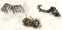 Sterling Silver Pierced Earrings & Beaded Earrings