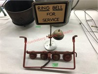 Service bell, bells for ice cream trailer