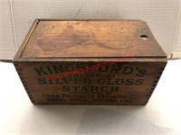 Kingsford's Small wood slide top box