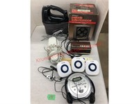 Mixer, Heater, CD Player, Doorbell