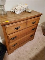 OAK 3 DRAWER DRESSER