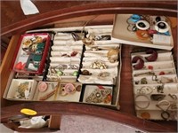 DRAWER OF VINTAGE COSTUME JEWELRY