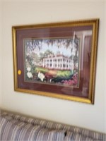 NICE HOMESTEAD FRAMED PICTURE
