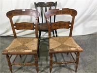 Ethan Allen Buttonback Hitchcock Chairs & More