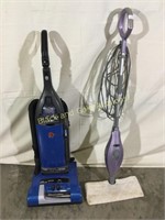 Hoover vacuum and shark steam cleaner