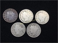 1901,02,09,11,12-D. V-Nickels