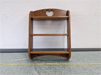 Oak Coat Rack Shelf