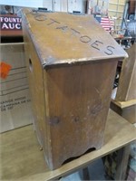 SOLID WOOD POTATO BIN