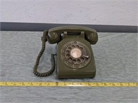 Green Rotary Phone