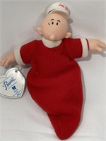 Vintage 1985 Popeye SWEE'PEA 9" Doll Plush Toy