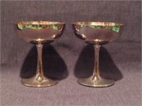 SET OF CRESECT CHAMPAGNE GLASSES
