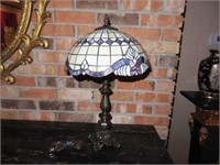 TIFFANY STYLE LAMP - 21"