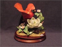 CARDINAL WITH MAGNOLIA BY ANDREA ON STAND