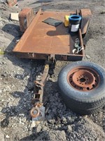 5X10?? METAL TRAILER W/ 2 EXTRA TIRES AND A