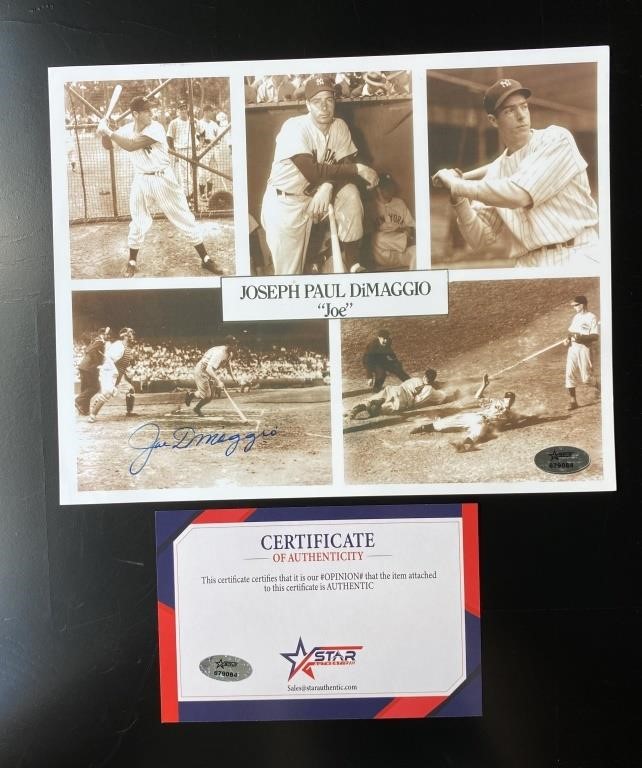 SIGNED AUTOGRAPHED SPORTS COLLECTIBLES