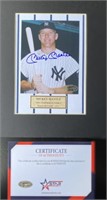 MICKEY MANTLE SIGNED AUTOGRAPHED PHOTO