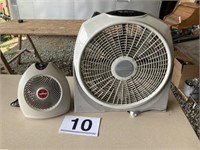 Fan and small heater fan