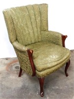 Vintage channel back arm chair