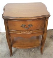 French one drawer bedside stand