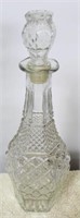 Glass decanter bottle