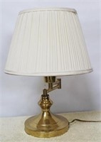Brass base adjustable lamp