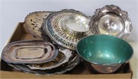 Tray Lot of Assorted Silver Plated Items