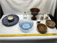 Serving Set - Dishes - Shaker Set - Wooden Bowls