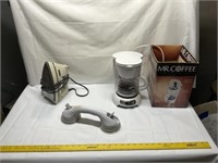 Electric Iron - Mr. Coffee  Maker - Suction Cup