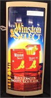 WINSTON SELECT LIGHT UP WALL DISPLAY, VG CONDITION