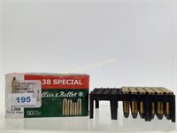 Sellier & Bellot 38 Special 158gr LRN QTY 80