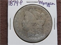 1879 P MORGAN SILVER DOLLAR 90%