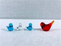 Vint.Glass Birds