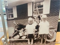 2 Children with Harley  36"x36"