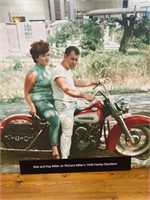 Bob & Ray Miller on '48 Harley  60"x72"