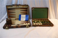 Vintage Backgammon and Chess Games
