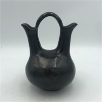 SOUTHWESTERN BLACKWARE WEDDING VASE